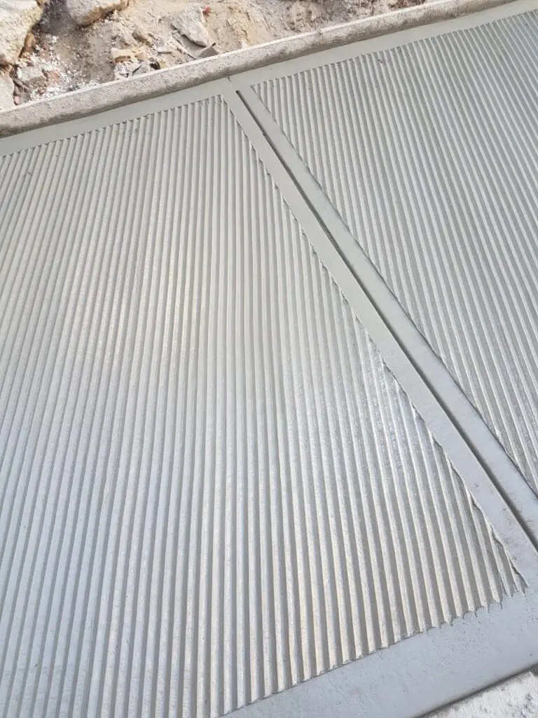 grooved garage floor panels